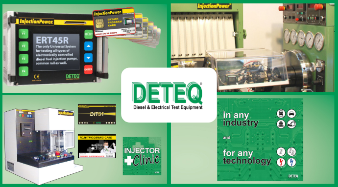 Deteq, specialty innovative test equipment for diesel fuel injection