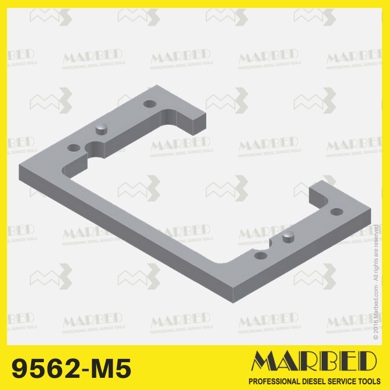 Calibrated thickness 10 mm, for 9562-M1 cambox