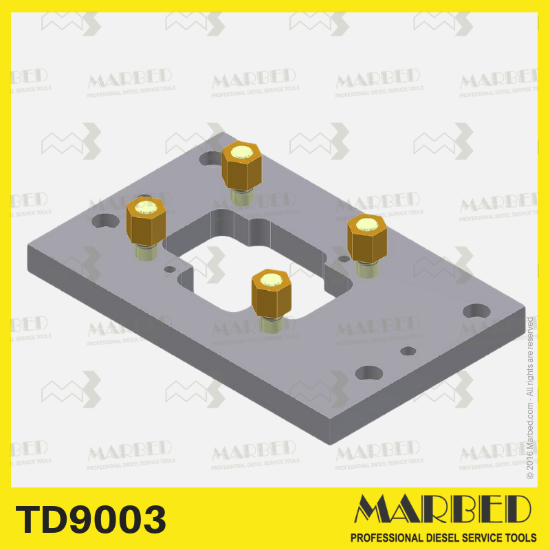 Placa para 3 cilindros Yanmar