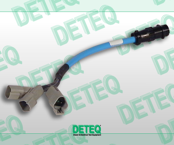 Cable adaptador para probar y ajustar las bombas en línea Bosch de tamaño P y H equipadas con el regulador RE30 y RE33, aplicadas en Scania.
Similar a 0 986 610 114.