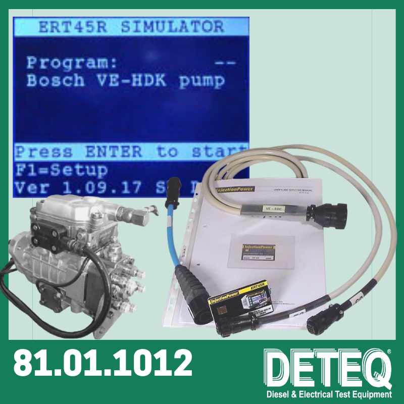 Kit Pemrograman ERT45R untuk Pompa Diesel Bosch VE-HDK Generasi Kedua (Regulator Induktif).