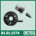 [81.01.1C74 (formerly ##.##.0512)] Mounting flange and driving coupling.