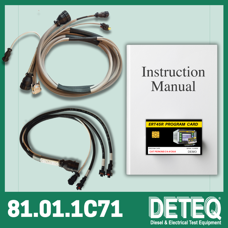 Kit de programação ERT45R para testar bombas common rail Caterpillar C6.6