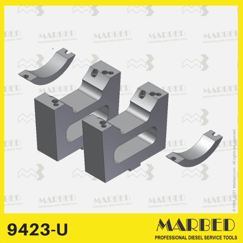 Unified rounded backet (radius 45 and 56mm) for A, B and P pumps