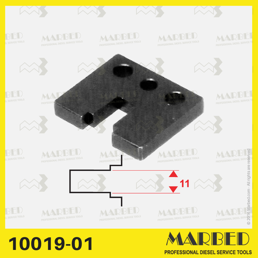 [10019-01] Piastrina  1 modificata per nuovo pressatore