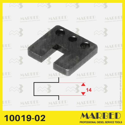 [10019-02] Piastrina 2 modificata per nuovo pressatore