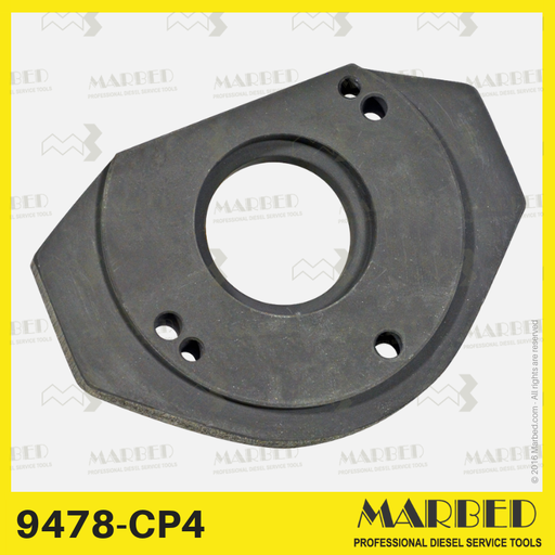 [9478-CP4] O flange 9478-CP4 garante a fixação centralizada das bombas CP4 (aplicações Audi e Bmw), em qualquer bancada de testes.
O flange requer berço universal 9680-A ou similar.