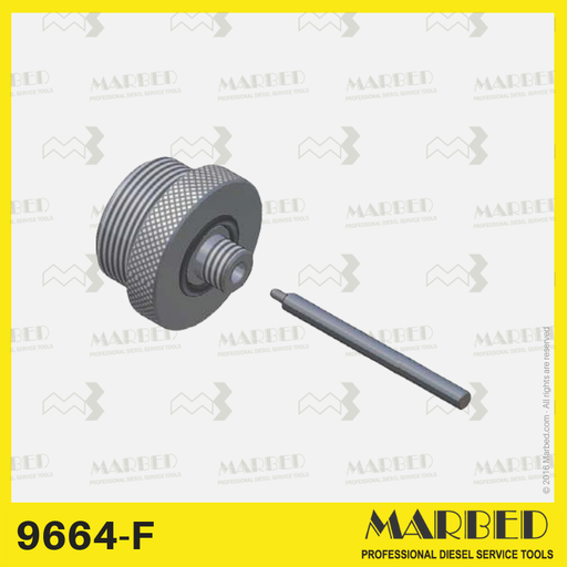 [9664-F] Interfaz (adaptador con varilla) para 9664-N en bombas Delphi DPS