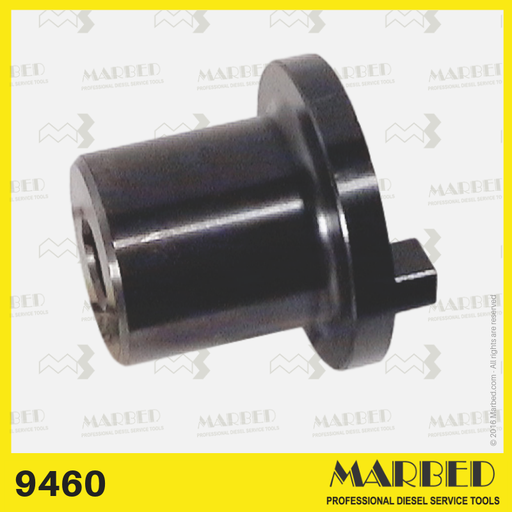 [9460] Nominal 20 mm conical coupling half. Length 70 mm, 10 mm teeth