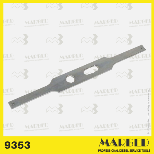 [9353] Two handles spanner eyelet 20 mm, ex 25 mm