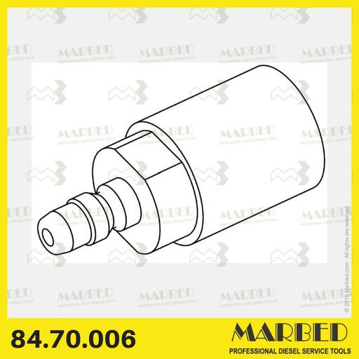 [84.70.006] Écrou avec adaptateur pour une connexion rapide au banc d’essai Hartridge.
Similaire à Hartridge AI29/1.