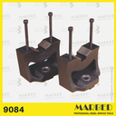 [9084] 9084 Coppia staffe banco prova BH pompe gr. B - raggio mm 56 (rif. 1688030012).