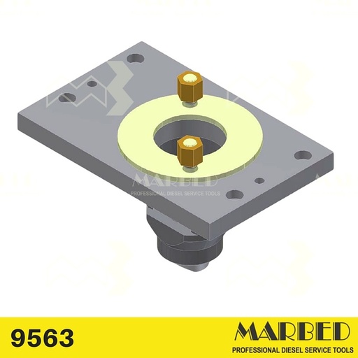 [83.01.327 (già 9563)] Plate for Bosch Q pump