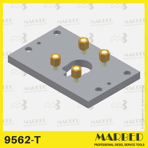 [9562-T] Calibrated plate for mounting the Zexel PFR..1K pumps, on 9562-M1 cambox.