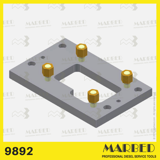 [9892] Calibrated plate for mounting the Zexel PFR..3KX pumps, on 9562-M1 cambox.