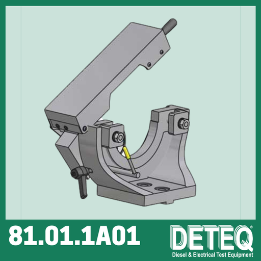 [81.01.1A01] Support de fixation de centrage, équipé d'un lecteur d'angle électronique (résolution 0,01 °).
